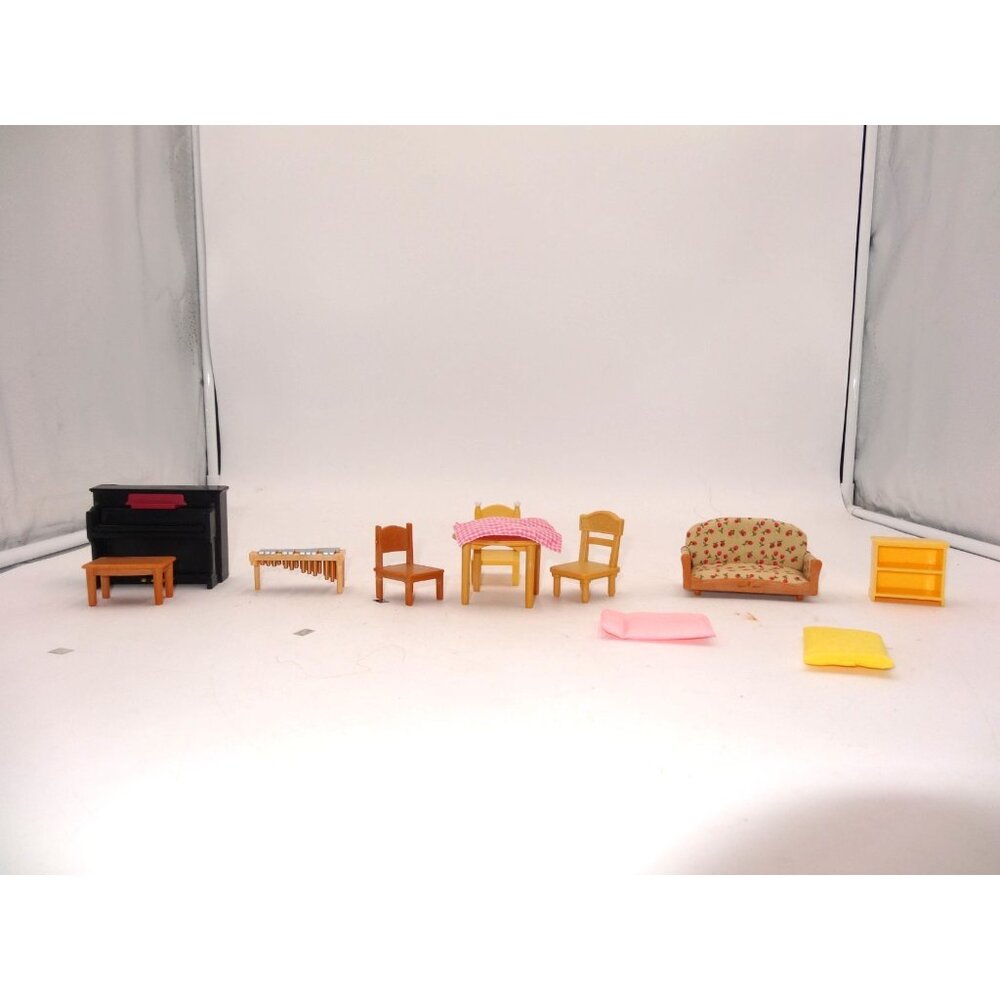 Calico Critters/Sylvanian Families Kitchen Table Chairs Piano Sofa‎ Furniture